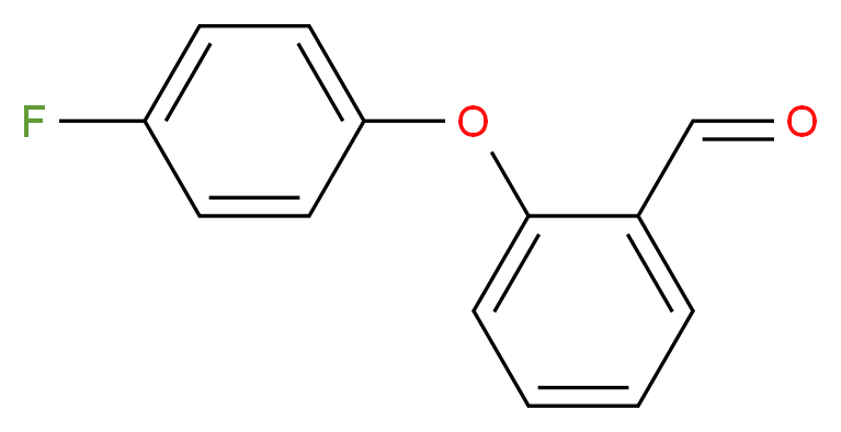 2-(4-fluorophenoxy)benzaldehyde_分子结构_CAS_320423-61-8