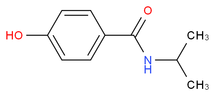 4-hydroxy-N-isopropylbenzamide_分子结构_CAS_83191-67-7)