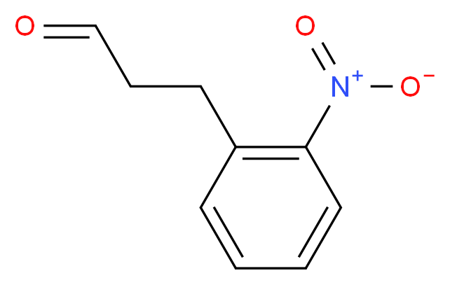 3-(2-NITRO-PHENYL)-PROPIONALDEHYDE_分子结构_CAS_133473-26-4)