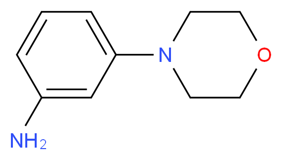 3-morpholin-4-ylaniline_分子结构_CAS_159724-40-0)