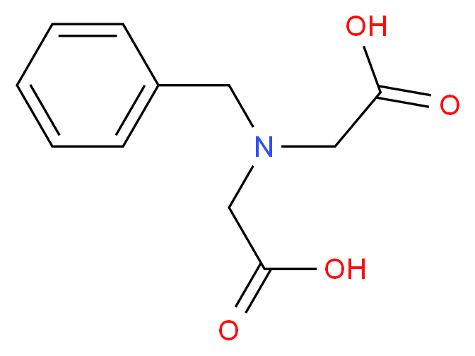 2-[benzyl(carboxymethyl)amino]acetic acid_分子结构_CAS_3987-53-9