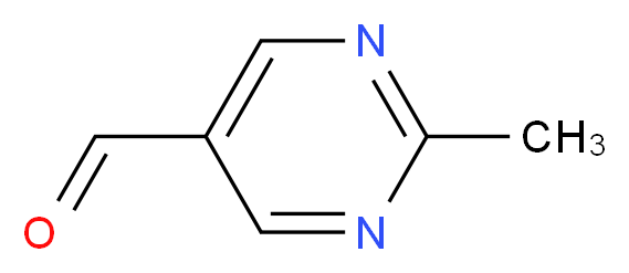 2-Methyl-pyrimidine-5-carbaldehyde_分子结构_CAS_90905-33-2)