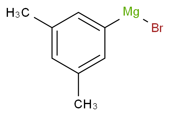 3,5-二甲苯基溴化镁 溶液_分子结构_CAS_34696-73-6)