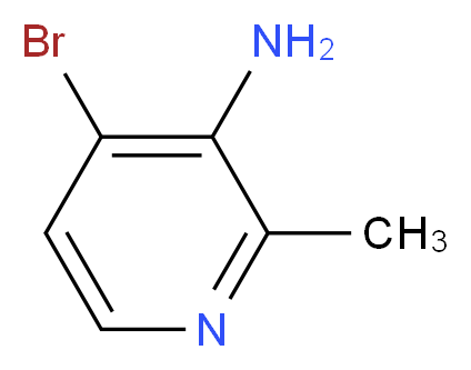 4-bromo-2-methylpyridin-3-amine_分子结构_CAS_126325-48-2