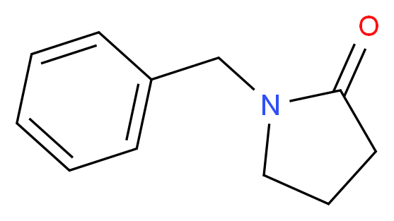 1-BENZYL-2-PYRROLIDINONE_分子结构_CAS_5291-77-0)