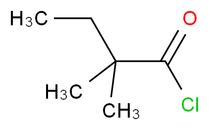 2,2-dimethylbutanoyl chloride_分子结构_CAS_5856-77-9