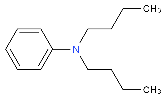 N,N-dibutylaniline_分子结构_CAS_613-29-6