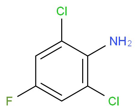 2,6-二氯-4-氟苯胺_分子结构_CAS_344-19-4)