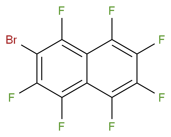 2-bromo-1,3,4,5,6,7,8-heptafluoronaphthalene_分子结构_CAS_27041-17-4