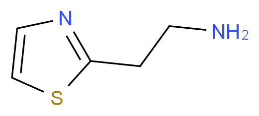 2-(1,3-thiazol-2-yl)ethanamine_分子结构_CAS_18453-07-1)