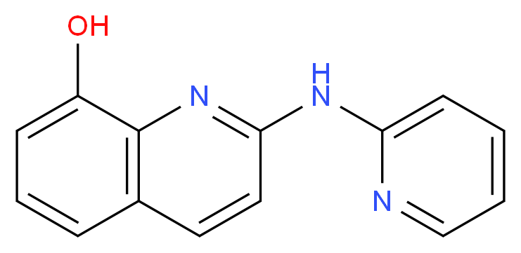 2-[(pyridin-2-yl)amino]quinolin-8-ol_分子结构_CAS_70125-23-4