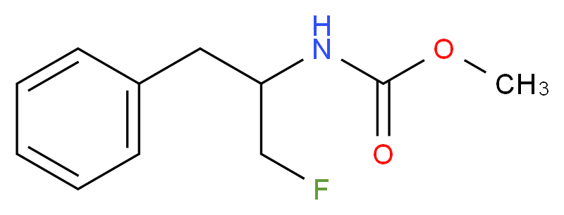 methyl N-(1-fluoro-3-phenylpropan-2-yl)carbamate_分子结构_CAS_245107-67-9