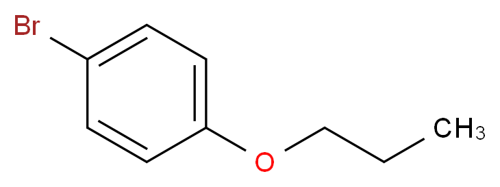 1-溴4-正丙氧基苯_分子结构_CAS_39969-56-7)