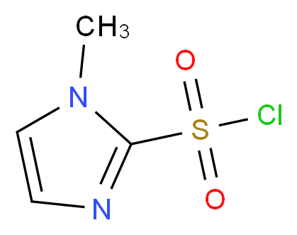 1-methyl-1H-imidazole-2-sulfonyl chloride_分子结构_CAS_)