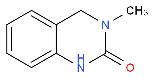 3-methyl-1,2,3,4-tetrahydroquinazolin-2-one_分子结构_CAS_24365-65-9