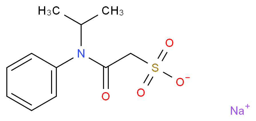 sodium [phenyl(propan-2-yl)carbamoyl]methanesulfonate_分子结构_CAS_947601-88-9