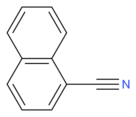 naphthalene-1-carbonitrile_分子结构_CAS_86-53-3