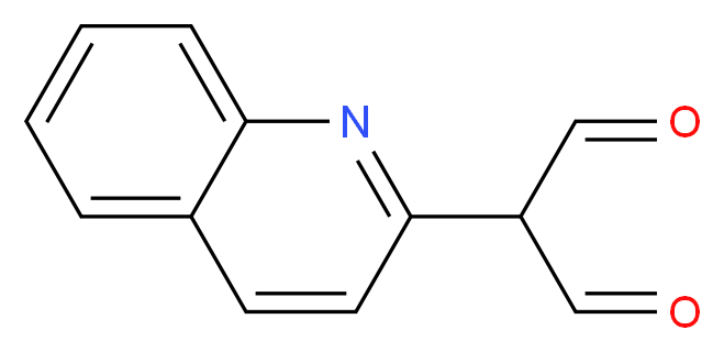 2-(quinolin-2-yl)propanedial_分子结构_CAS_)