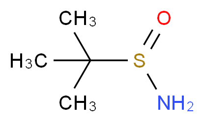 (S)-(-)-2-Methylpropane-2-sulphinamide 98%_分子结构_CAS_343338-28-3)