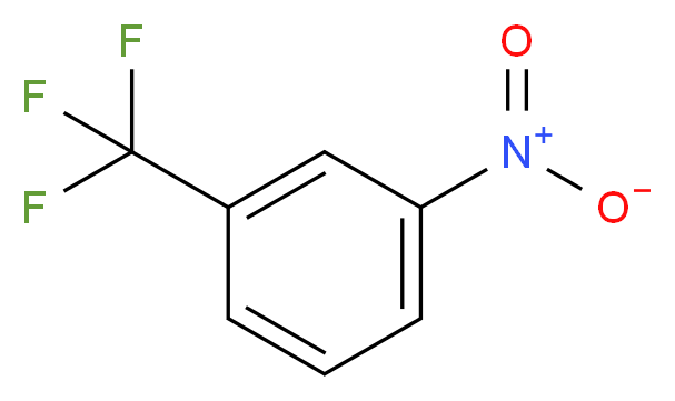 1-nitro-3-(trifluoromethyl)benzene_分子结构_CAS_98-46-4