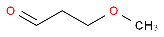 3-methoxypropanal_分子结构_CAS_2806-84-0