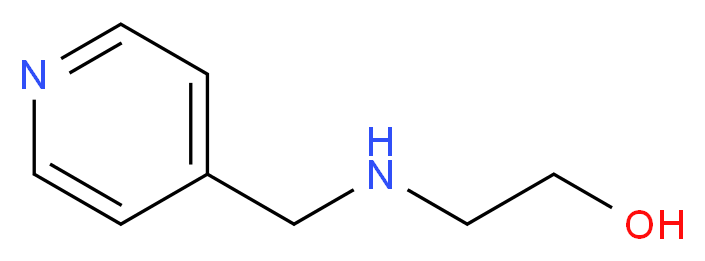 2-[(Pyridin-4-ylmethyl)-amino]-ethanol_分子结构_CAS_70206-50-7)