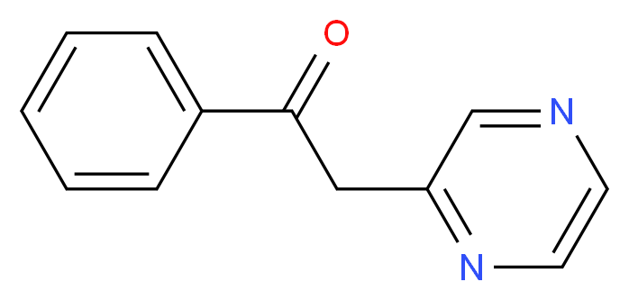 1-Phenyl-2-pyrazin-2-ylethanone_分子结构_CAS_)