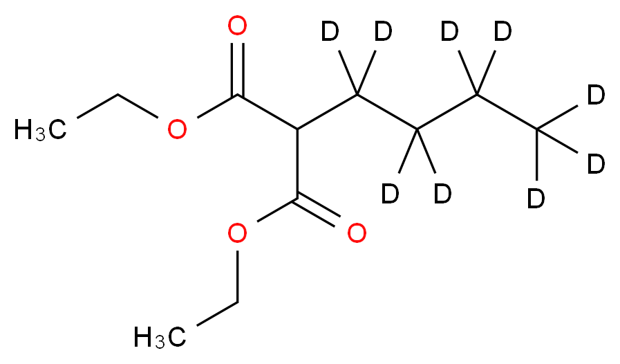 Diethyl 2-n-Butylmalonate-d9_分子结构_CAS_1189865-34-6)