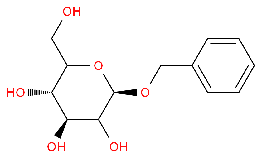 (2R,4S,5S)-2-(benzyloxy)-6-(hydroxymethyl)oxane-3,4,5-triol_分子结构_CAS_4304-12-5