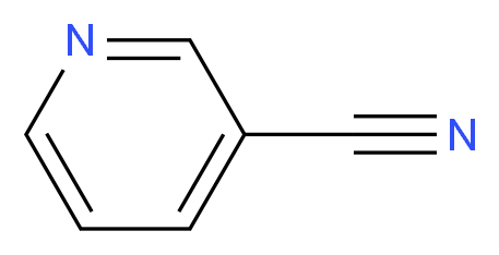 pyridine-3-carbonitrile_分子结构_CAS_100-54-9