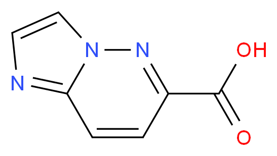 imidazo[1,2-b]pyridazine-6-carboxylic acid_分子结构_CAS_769109-13-9