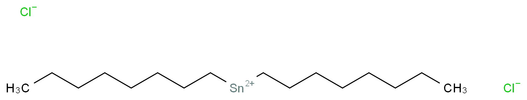 dioctylstannanebis(ylium) dichloride_分子结构_CAS_3542-36-7