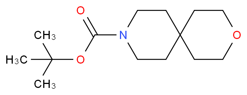 3-Oxa-9-azaspiro[5.5]undecane-9-carboxylic acid tert-butyl ester_分子结构_CAS_1259489-90-1)