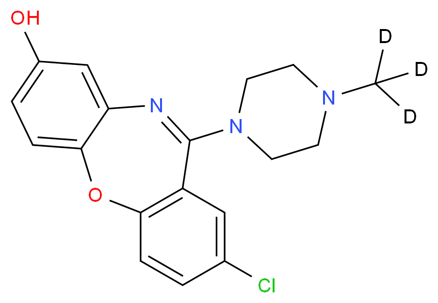 8-Hydroxy Loxapine-d3_分子结构_CAS_1189863-10-2)