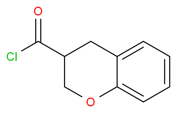 Chroman-3-carbonyl chloride_分子结构_CAS_115822-58-7)