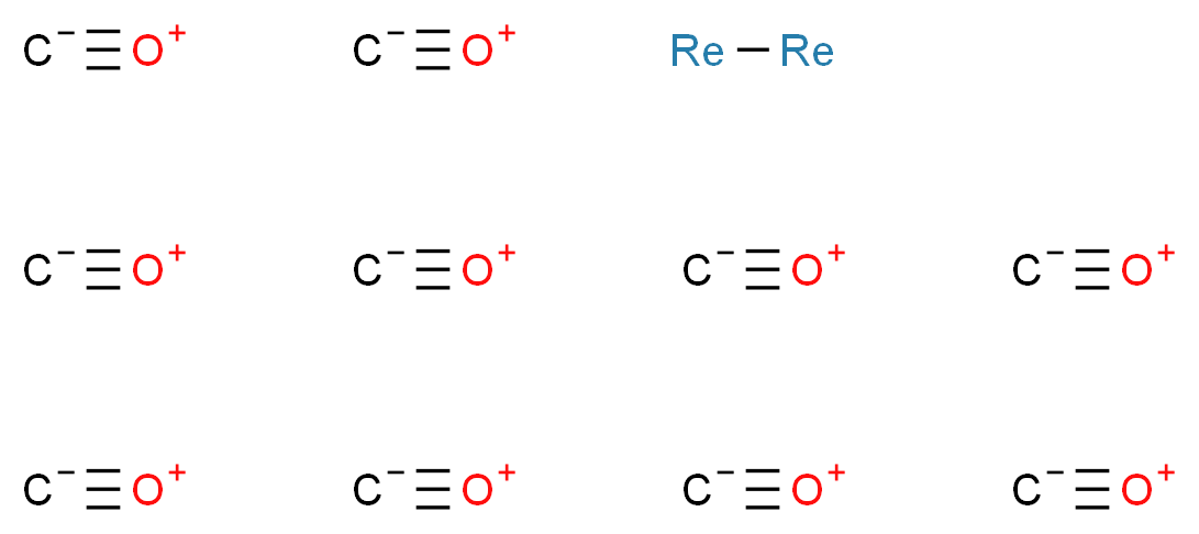 dirhenium; decakis(methanidylidyneoxidanium)_分子结构_CAS_14285-68-8