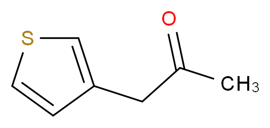 1-(thiophen-3-yl)propan-2-one_分子结构_CAS_)