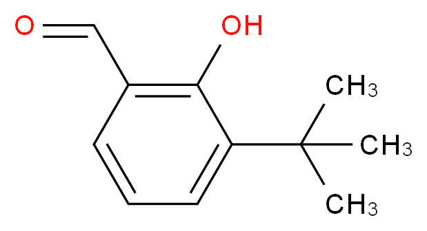 3-tert-butyl-2-hydroxybenzaldehyde_分子结构_CAS_24623-65-2