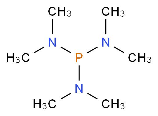 [bis(dimethylamino)phosphanyl]dimethylamine_分子结构_CAS_1608-26-0