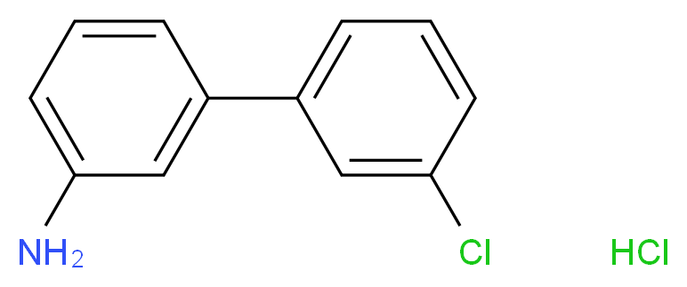 3-(3-chlorophenyl)aniline hydrochloride_分子结构_CAS_854234-49-4