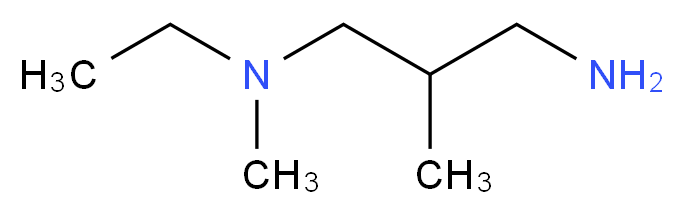 (3-amino-2-methylpropyl)ethyl(methyl)amine_分子结构_CAS_1060817-17-5)