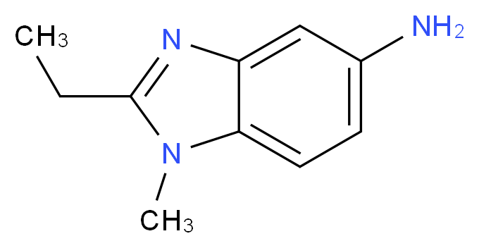 2-Ethyl-1-methyl-1H-benzoimidazol-5-ylamine_分子结构_CAS_323584-32-3)