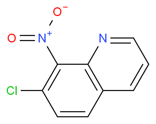 7-chloro-8-nitroquinoline_分子结构_CAS_71331-02-7