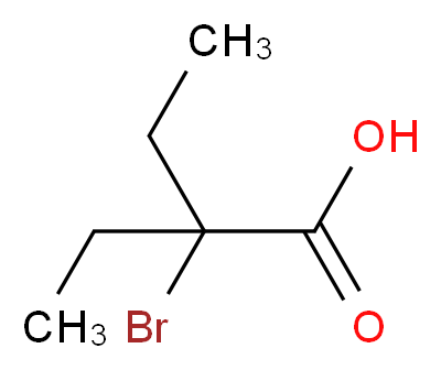 2-Bromodiethylacetic acid_分子结构_CAS_5456-23-5)