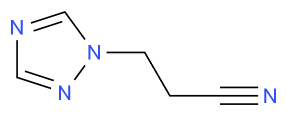 3-(1H-1,2,4-triazol-1-yl)propanenitrile_分子结构_CAS_76686-83-4)