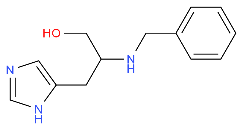 2-(benzylamino)-3-(1H-imidazol-5-yl)propan-1-ol_分子结构_CAS_339207-77-1