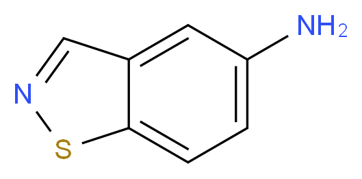 1,2-benzothiazol-5-amine_分子结构_CAS_53473-85-1