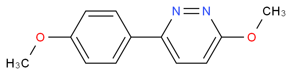 3-Methoxy-6-(4-Methoxyphenyl)pyridazine_分子结构_CAS_242802-84-2)