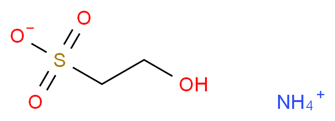 ammonium 2-hydroxyethane-1-sulfonate_分子结构_CAS_57267-78-4