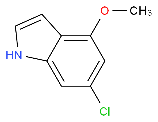 6-Chloro-4-Methoxy-1H-indole_分子结构_CAS_117970-23-7)